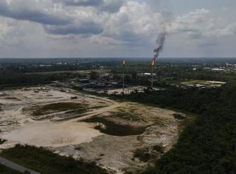 Gas flares in the Niger Delta
